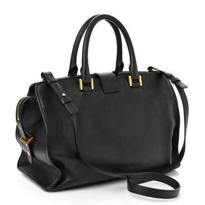 Saint Laurent Calfskin Small Monogram Cabas Black 3 of 12
