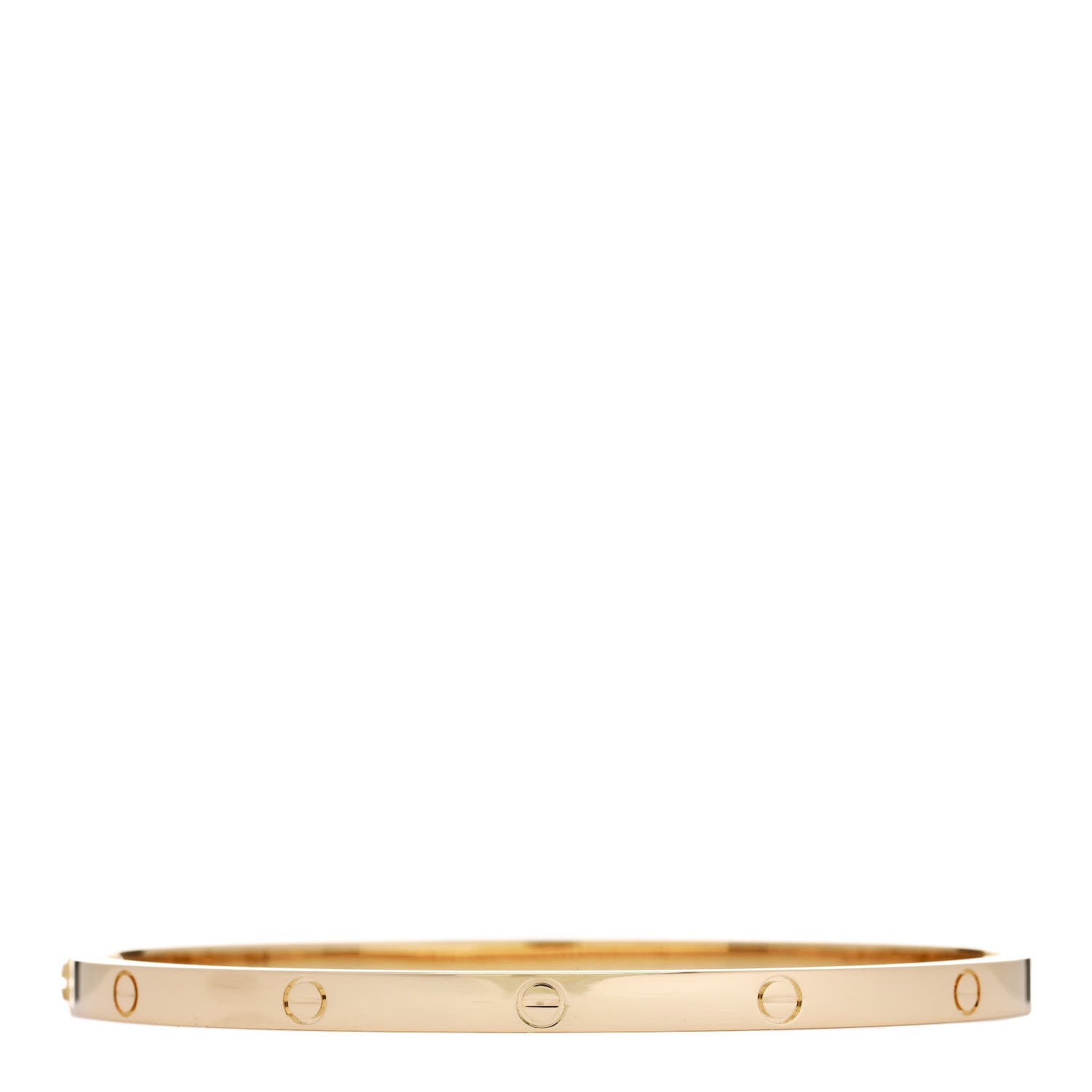 Cartier 18K Yellow Gold Small LOVE Bracelet 17 2 of 8