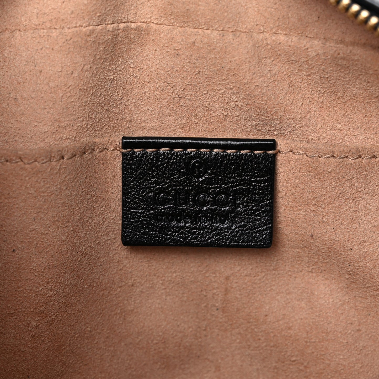 Monogram Matelasse Diagonal Small GG Marmont Chain Shoulder Bag Beige Black