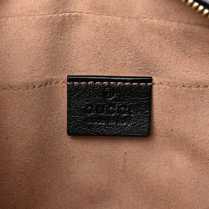 Gucci Monogram Matelasse Diagonal Small GG Marmont Chain Shoulder Bag Beige Black 6 of 14