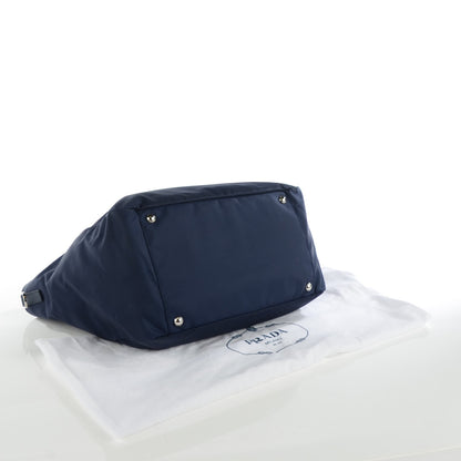 Prada Nylon Vela Tote Baltico 4 of 9
