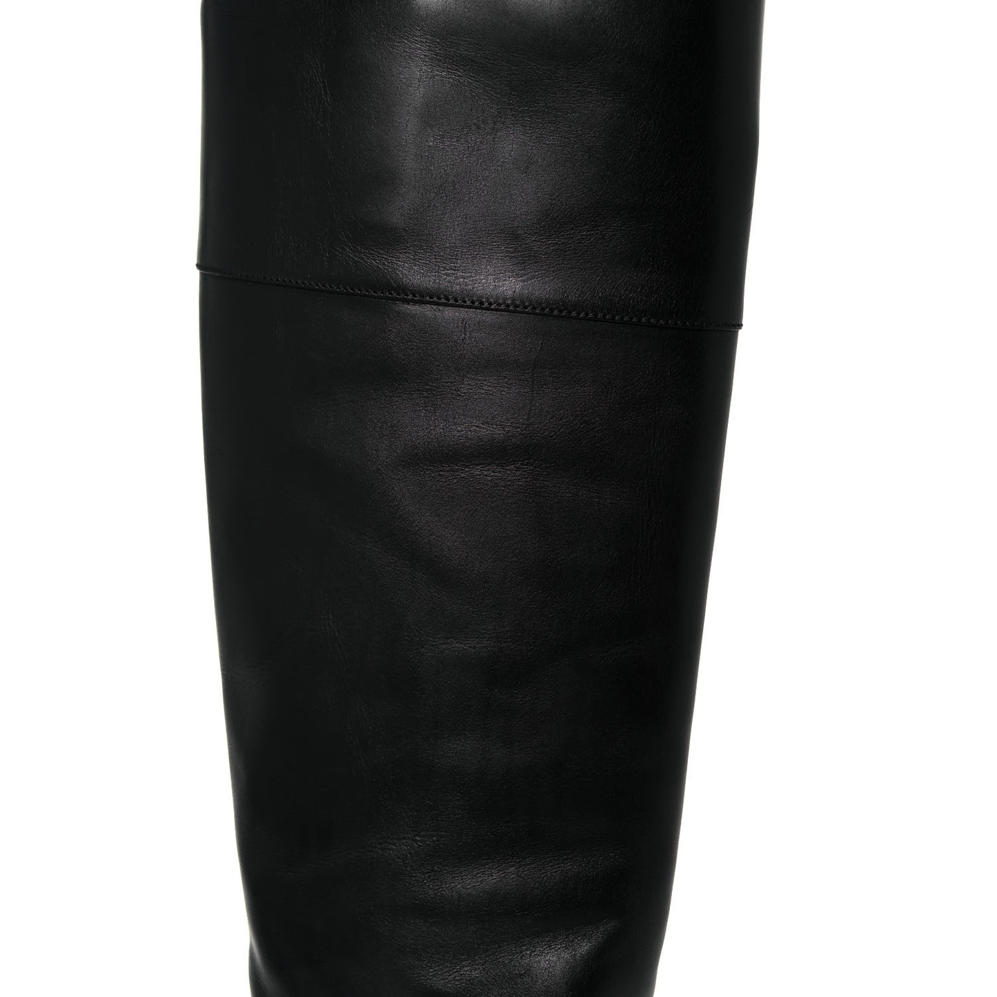 Calfskin Horsebit Tall Boots 36 Black