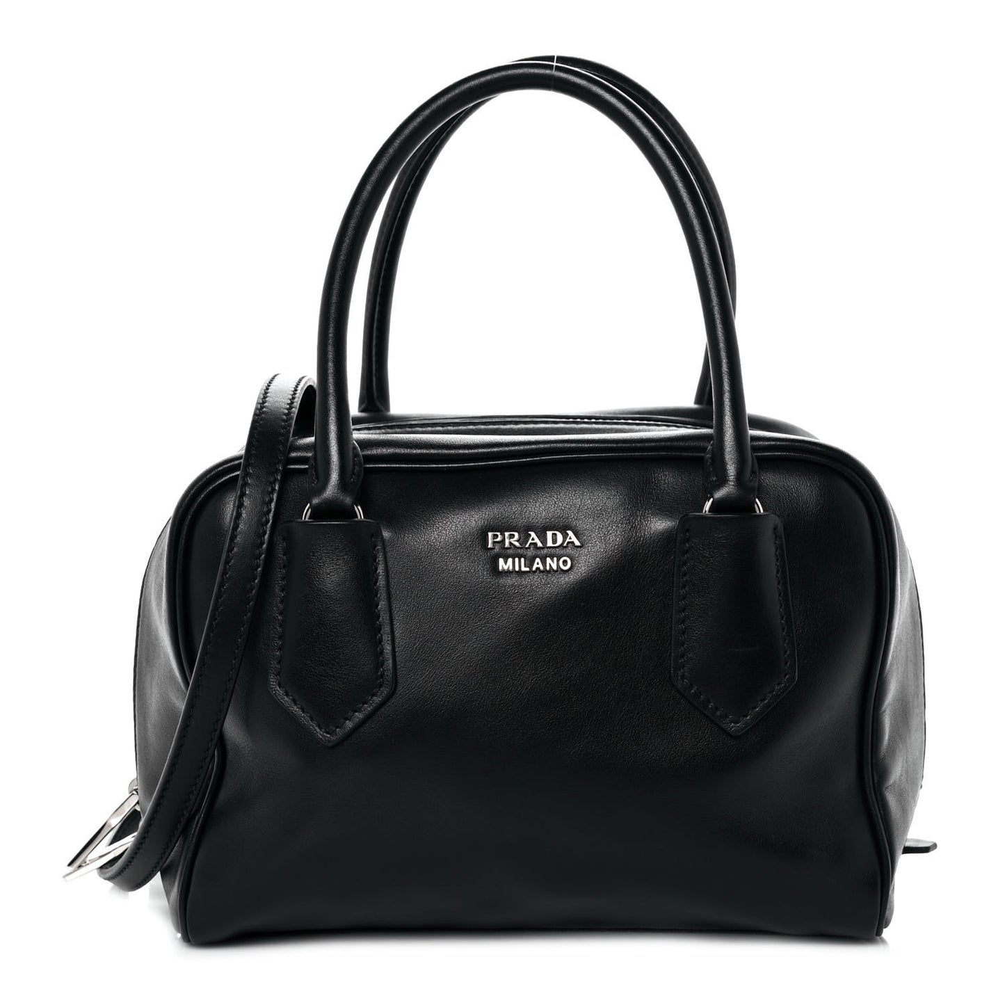 Soft Calf Small Inside Tote Black Mughetto