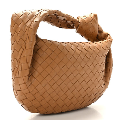 Bottega Veneta Nappa Intrecciato Teen Jodie Hobo Caramel 3 of 8