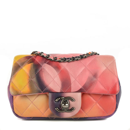 Chanel Lambskin Quilted Extra Mini Flower Power Flap 1 of 8