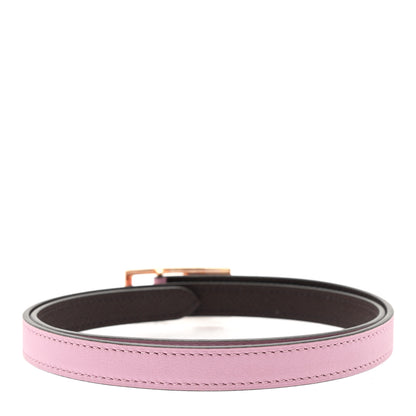 Hermes Swift Epsom 13mm Lucky 15 Belt 70 Mauve Sylvestre Rouge Sellier 2 of 6