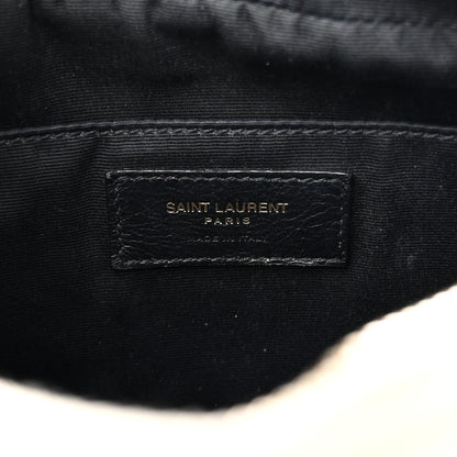 Saint Laurent Calfskin Matelasse Monogram Lou Camera Bag Crema Soft 6 of 12