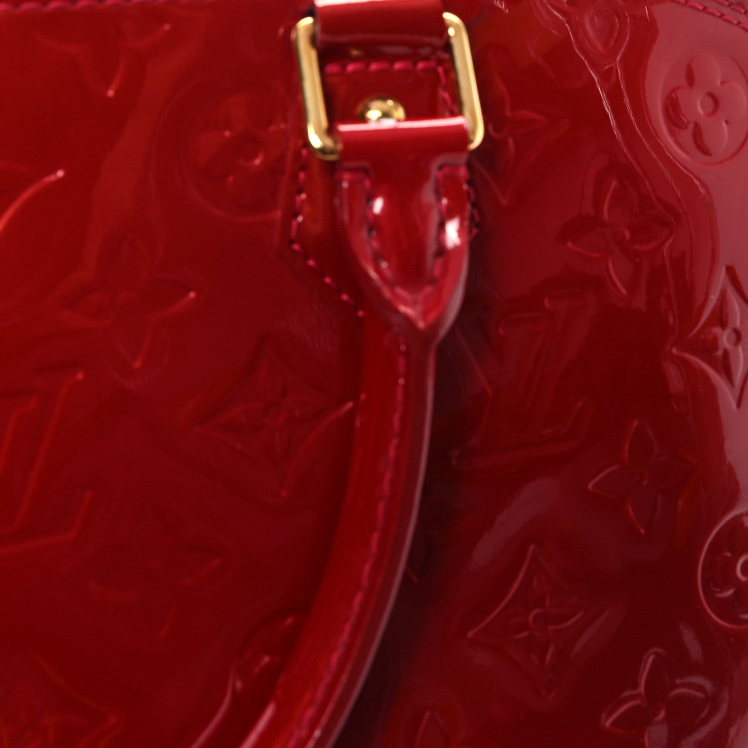 Louis Vuitton Vernis Alma GM Pomme D'Amour 12 of 13
