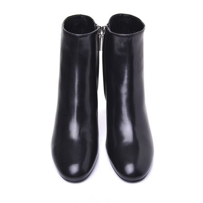 Saint Laurent Nappa Loulou Ankle Zip Boot 39 Black 6 of 14