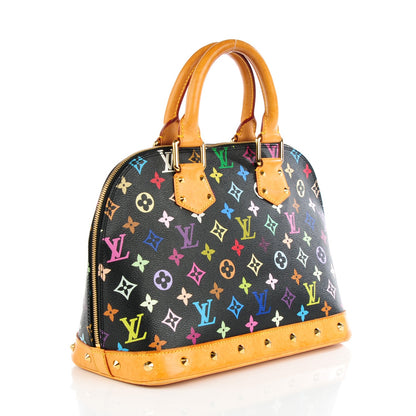 Louis Vuitton Monogram Multicolor Alma Black 3 of 11