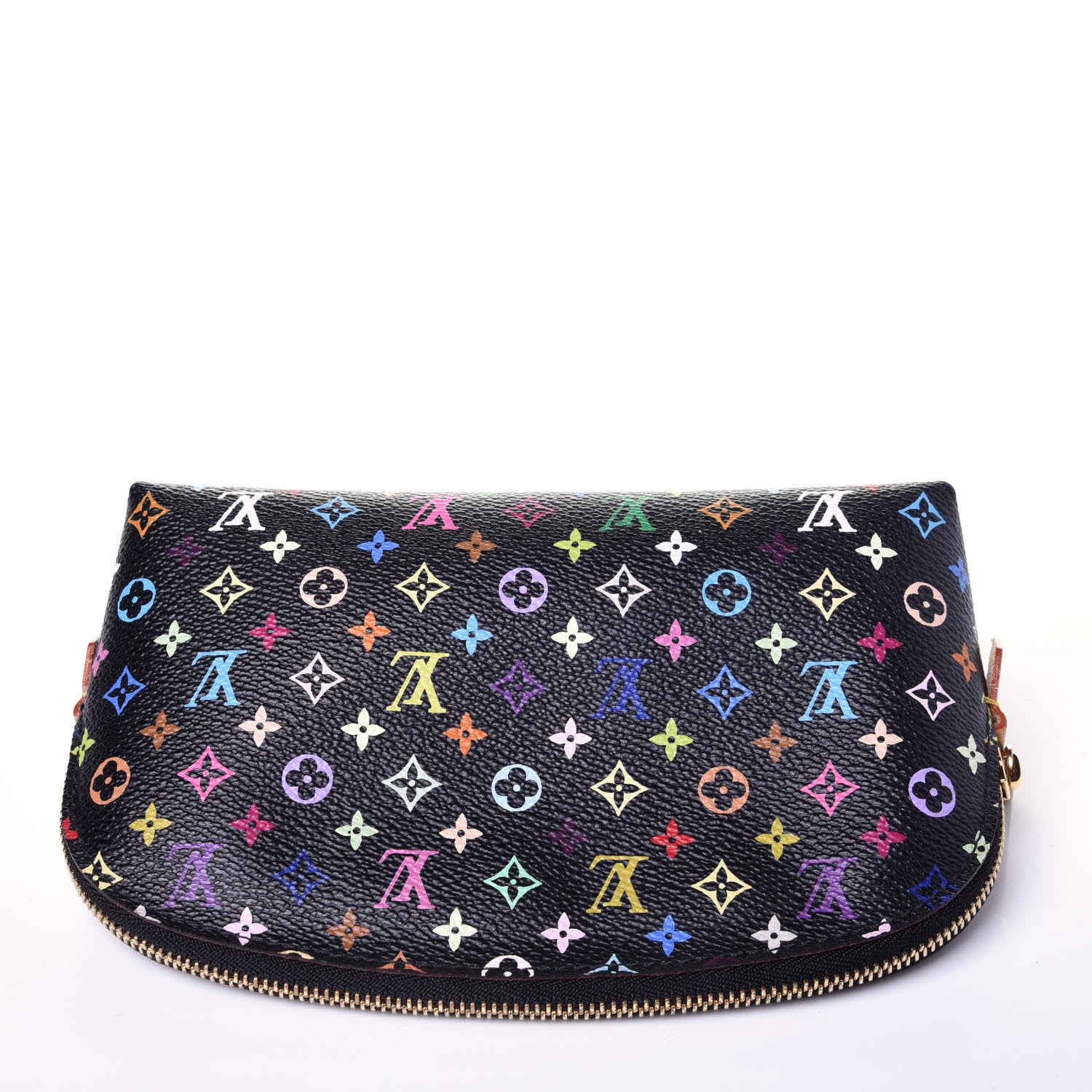 Louis Vuitton Monogram Multicolor Cosmetic Pouch Black Grenade 9 of 9