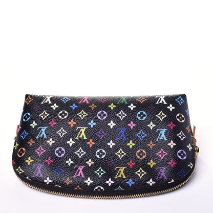 Louis Vuitton Monogram Multicolor Cosmetic Pouch Black Grenade 9 of 9