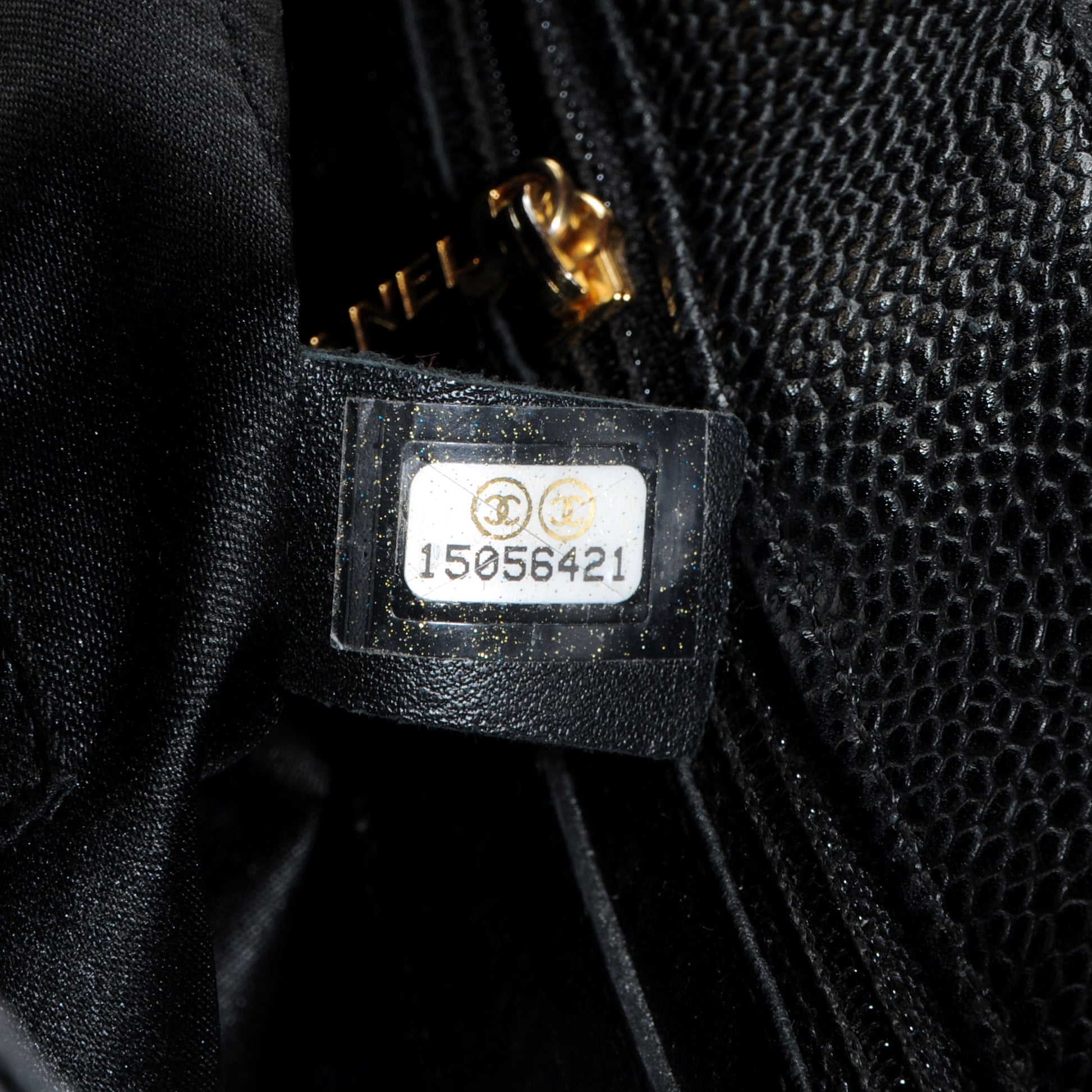 Chanel Caviar Petit Shopping Tote PST Black 7 of 8