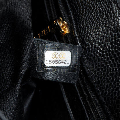 Chanel Caviar Petit Shopping Tote PST Black 7 of 8