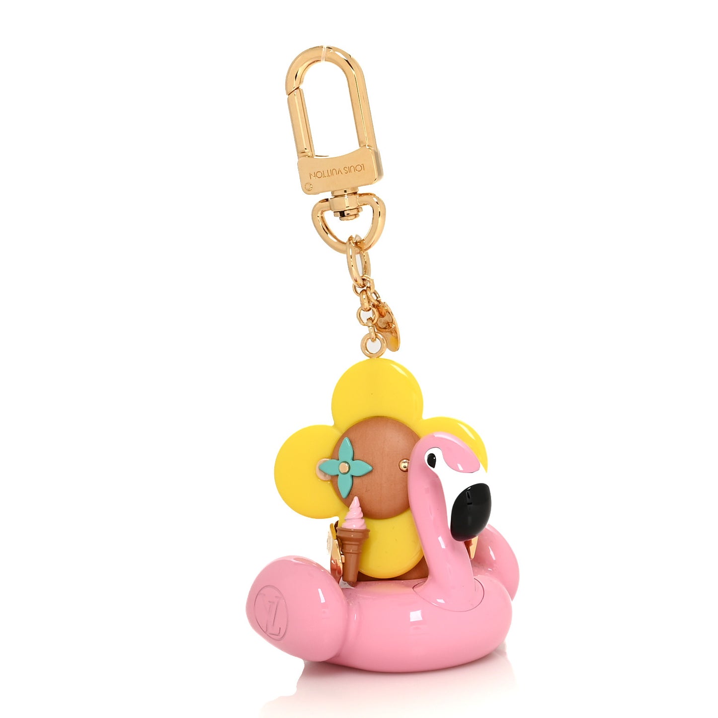 Vivienne Flamingo Bag Charm Key Holder