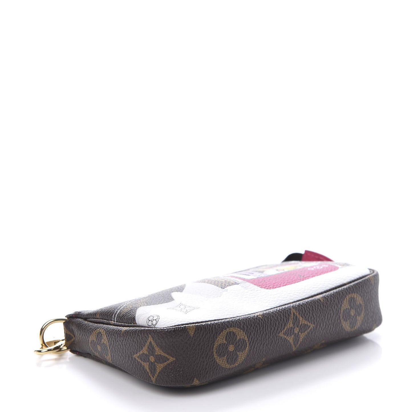 Monogram 2019 Christmas Animation Mini Courchevel Pochette Accessories Fuchsia