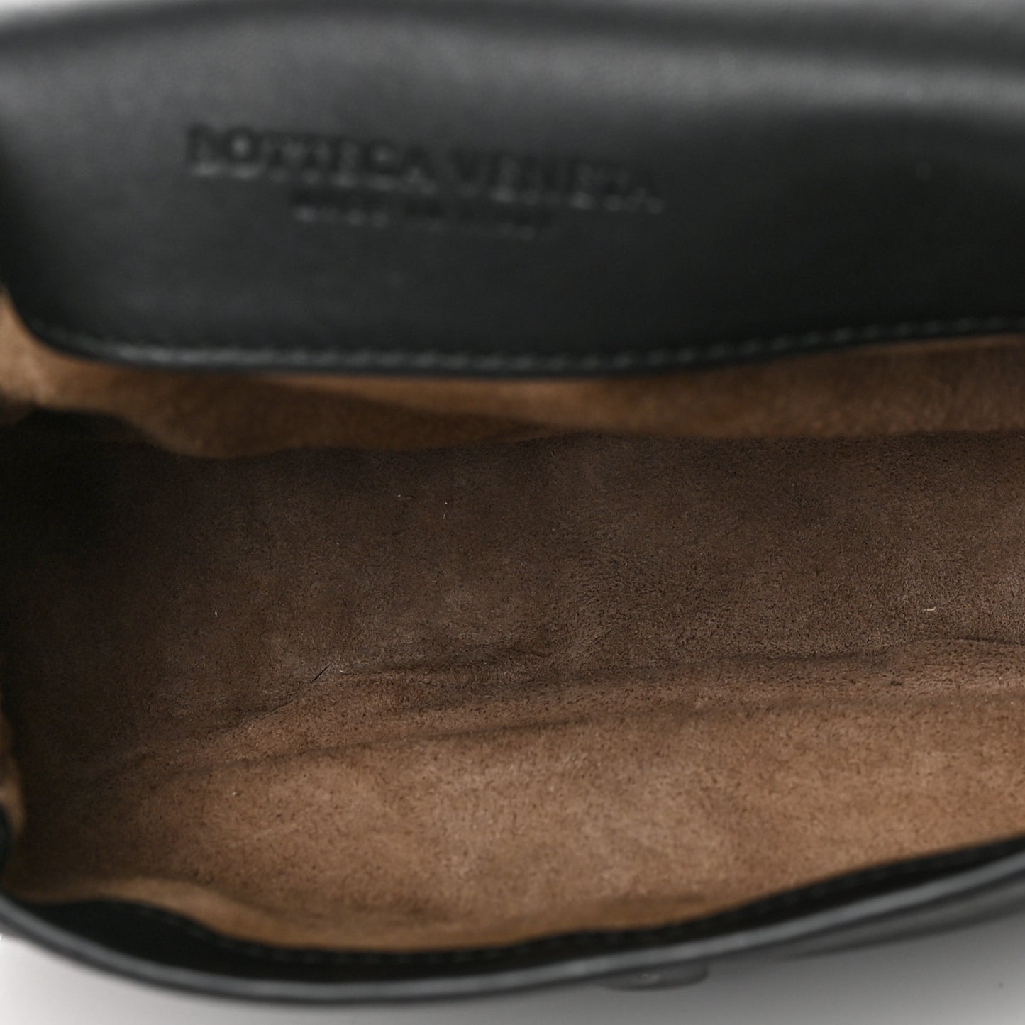 Nappa Intrecciato Small Nodini Flap Crossbody Black