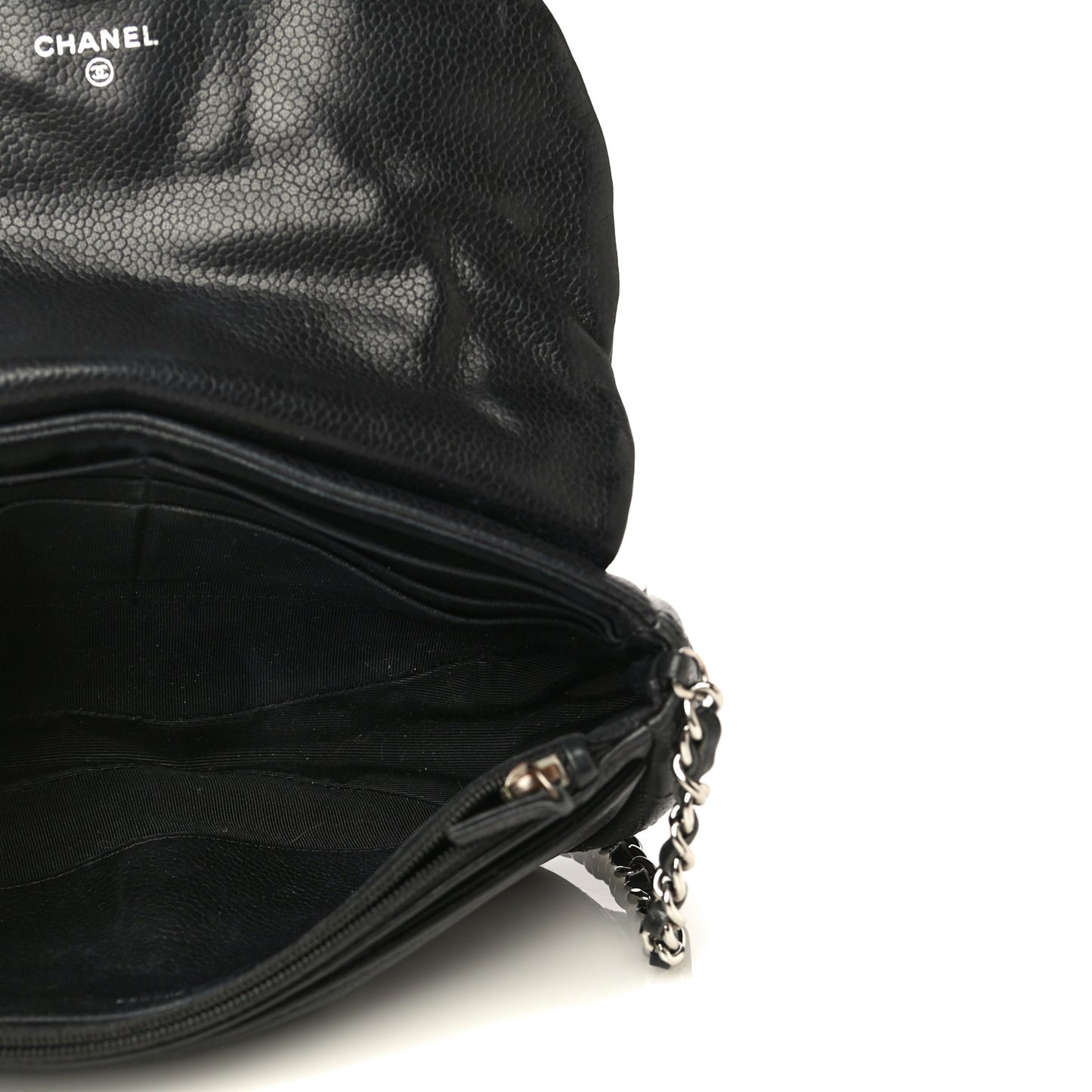 Caviar Half Moon Wallet On Chain WOC Black