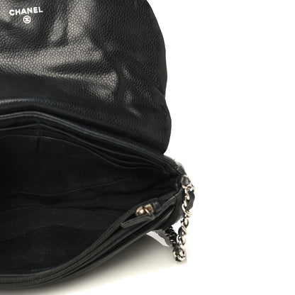 Chanel Caviar Half Moon Wallet On Chain WOC Black 5 of 23