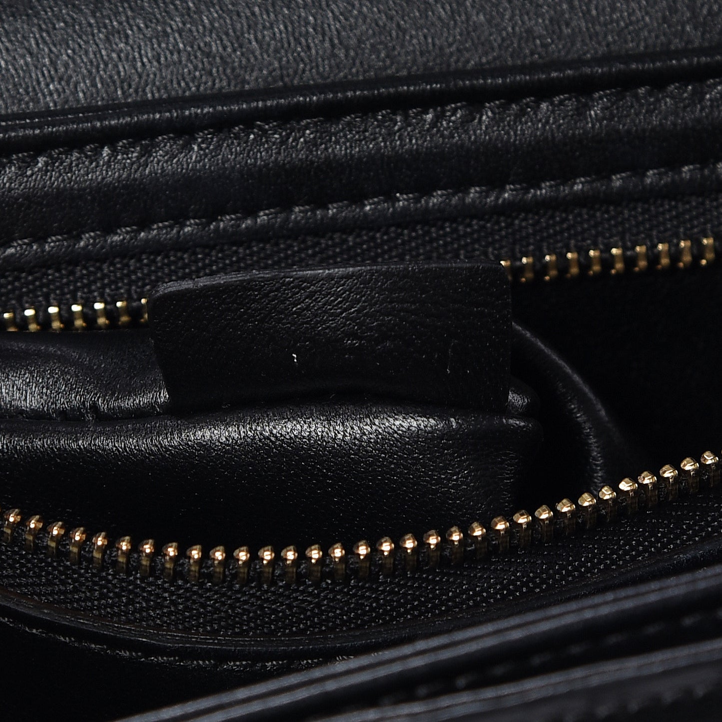 Shiny Calfskin Small Triomphe Black