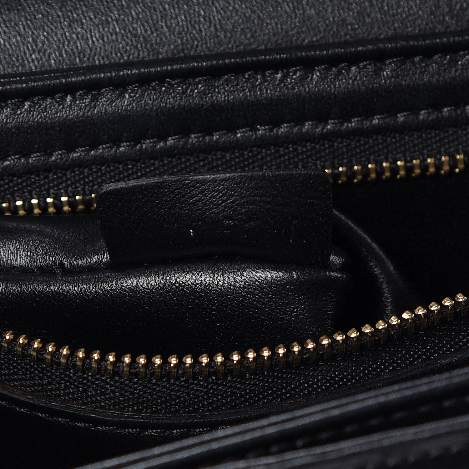 Celine Shiny Calfskin Small Triomphe Black 7 of 9