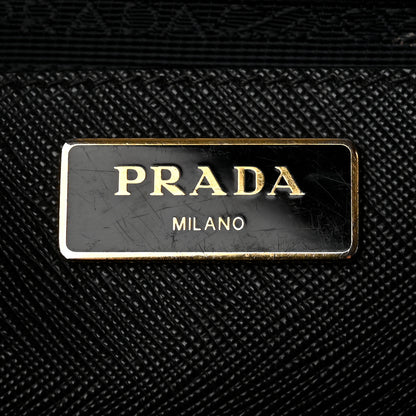 Prada Saffiano Lux Large Galleria Double Zip Tote Black 6 of 11
