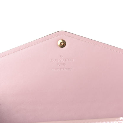Louis Vuitton Vernis Sarah Compact Wallet Rose Ballerine 5 of 7
