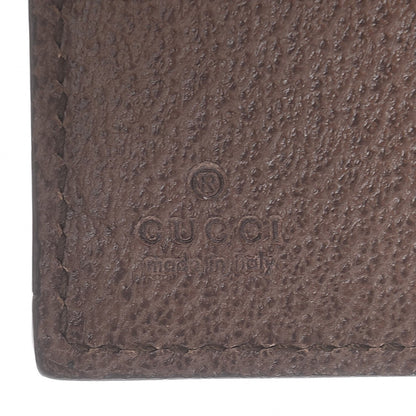Gucci GG Supreme Monogram Web Ophidia French Flap Wallet Beige New Acero 7 of 8
