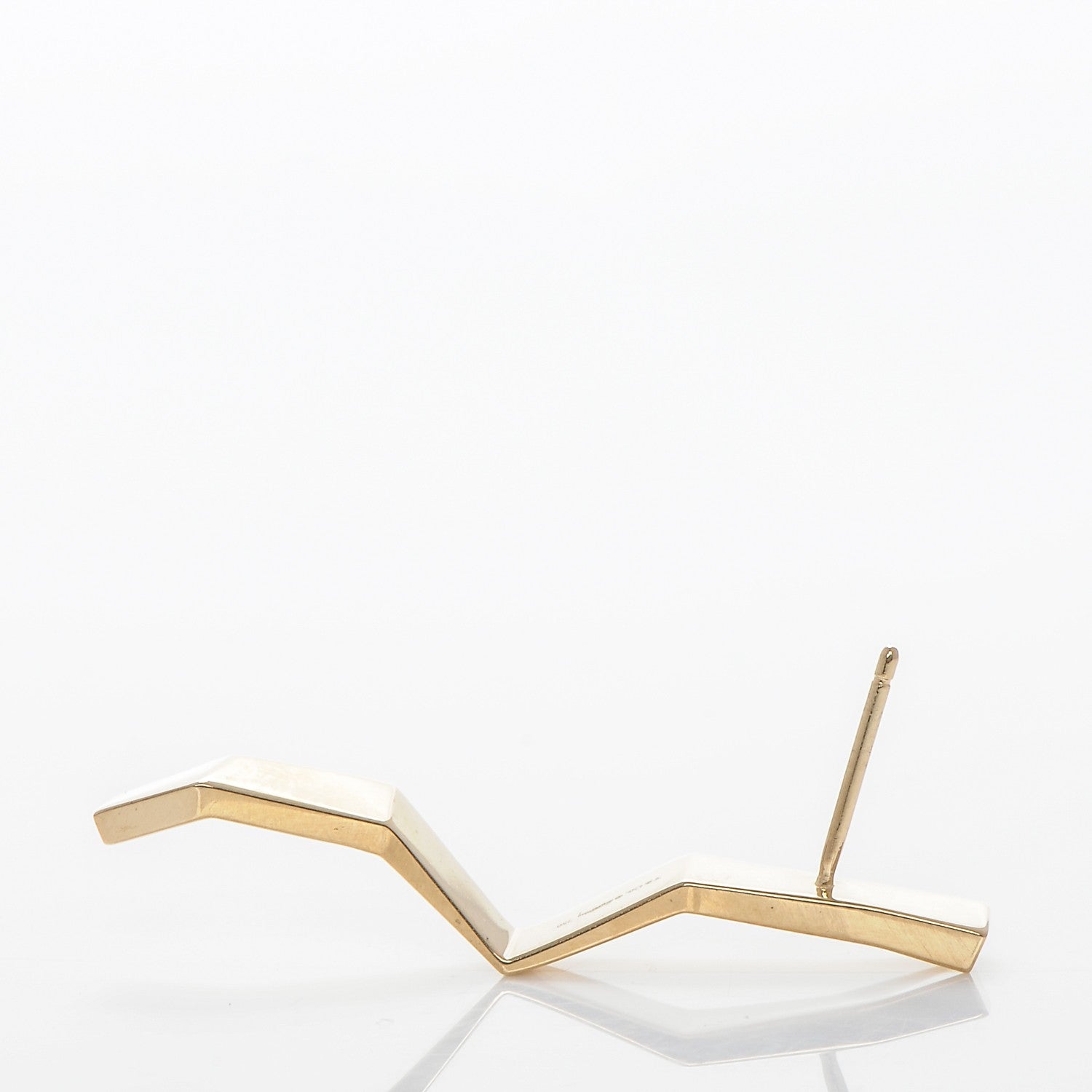 Tiffany 18K Yellow Gold Frank Gehry Fold Earrings 4 of 6