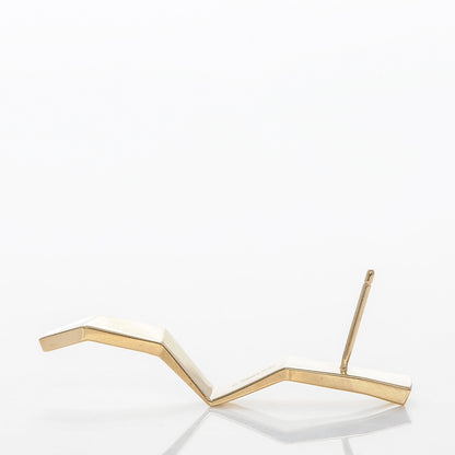 Tiffany 18K Yellow Gold Frank Gehry Fold Earrings 4 of 6