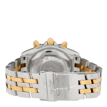 Breitling Stainless Steel 18K Yellow Gold 44mm Chronomat Evolution Automatic Watch White C13356 3 of 4