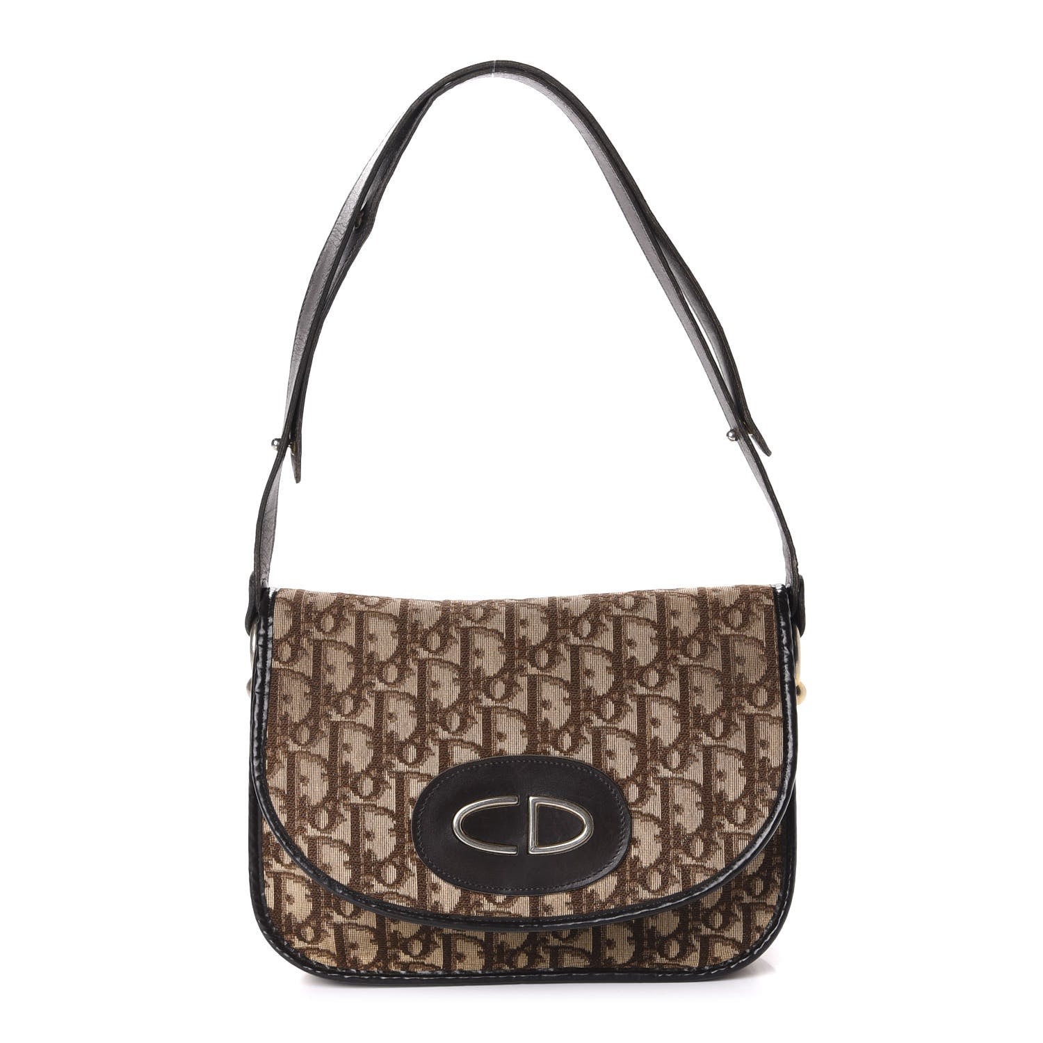 Christian Dior Monogram Shoulder Bag Brown 1 of 10