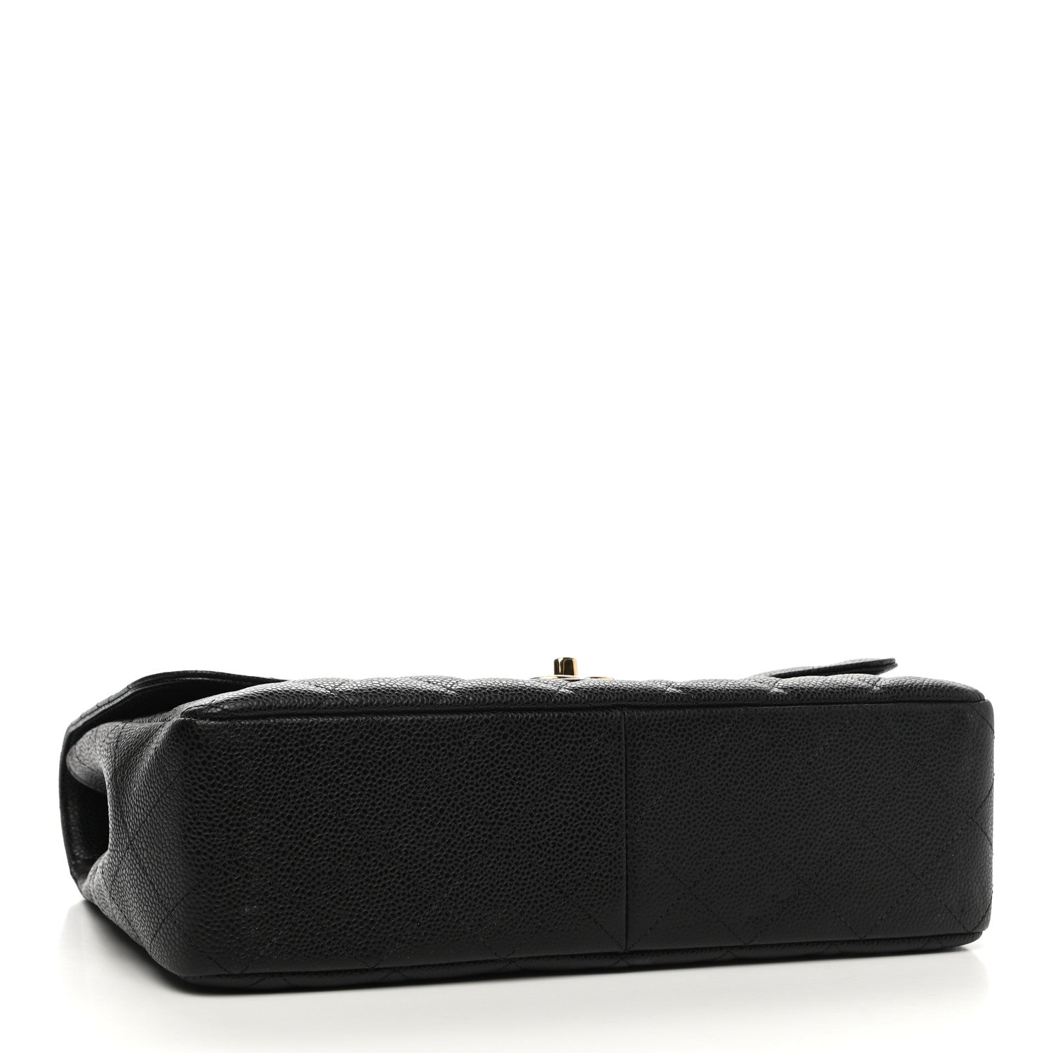 Chanel Caviar Quilted Jumbo Single Flap Black 4 of 10