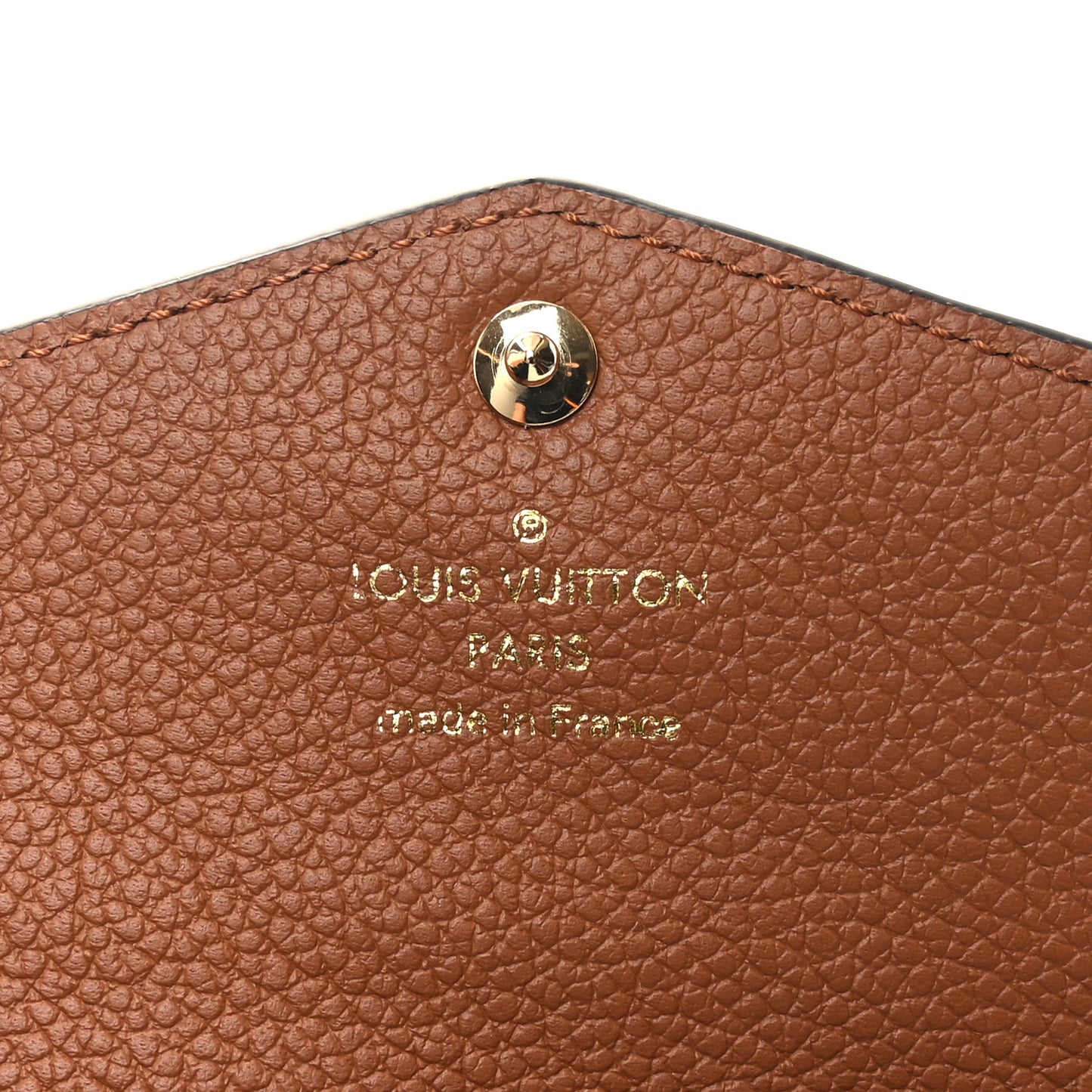 Empreinte Monogram Giant Wild At Heart Key Pouch Caramel