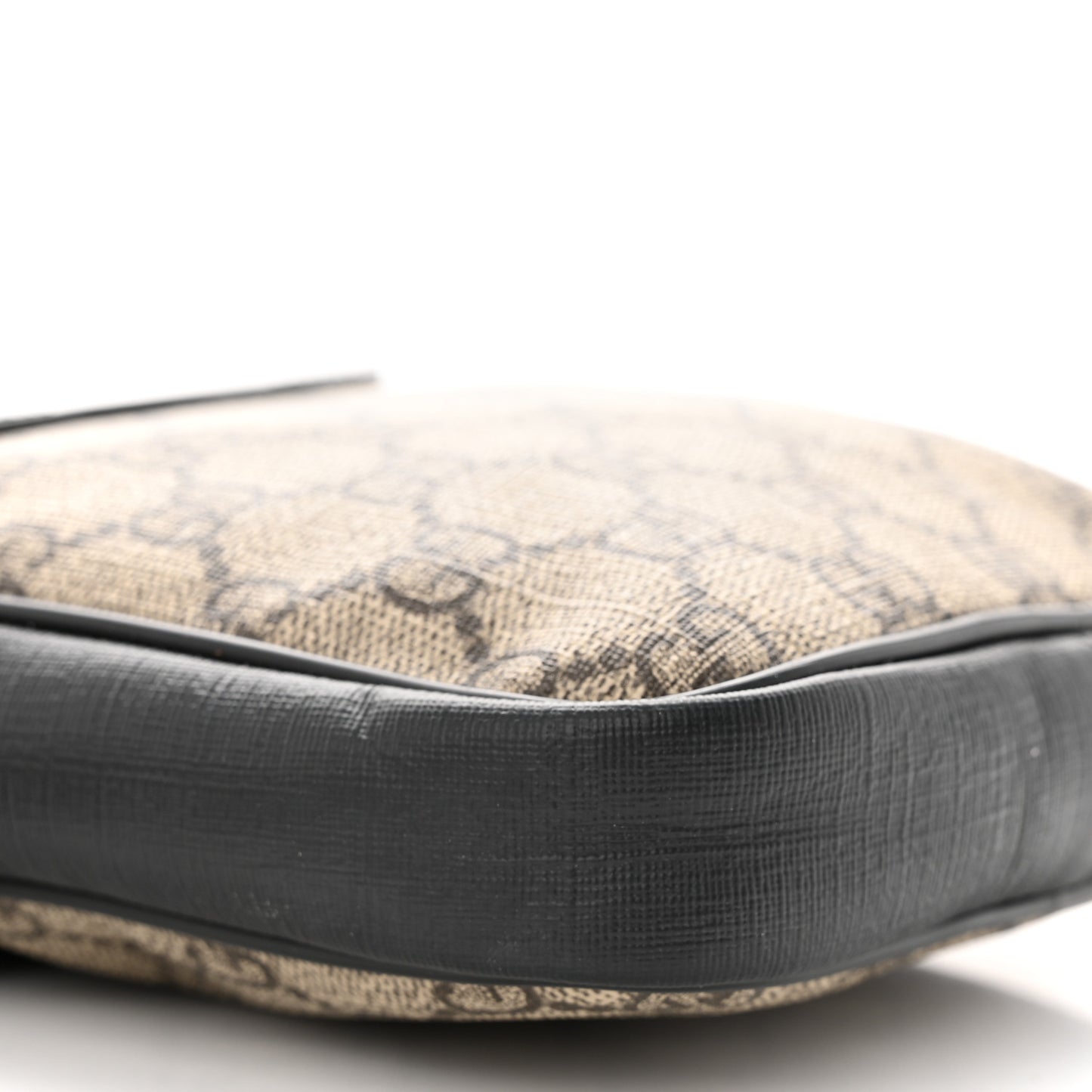 GG Supreme Monogram Web Belt Bag Black