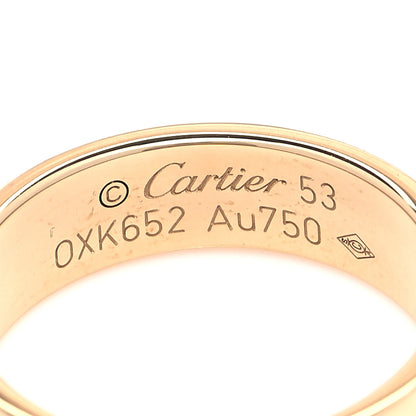 Cartier 18K Yellow Gold 5.5mm LOVE Ring 53 6.25 4 of 5