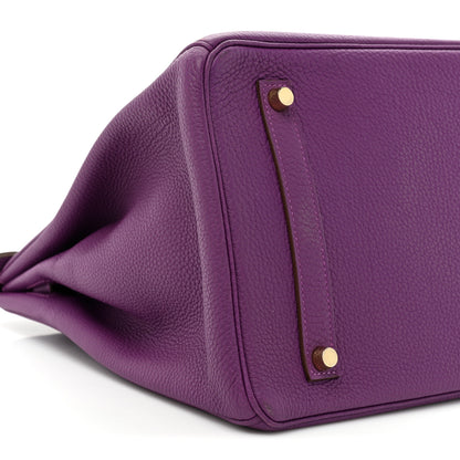 Hermes Togo BIRKIN 35 Anemone 9 of 17