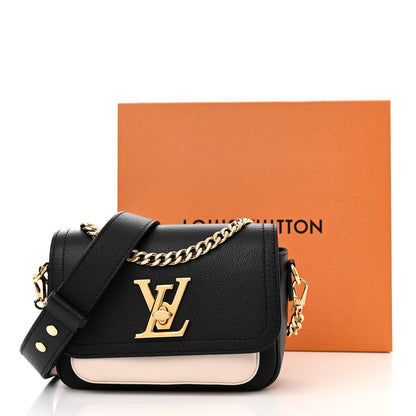 Louis Vuitton Grained Calfskin Lockme Tender Black 10 of 10
