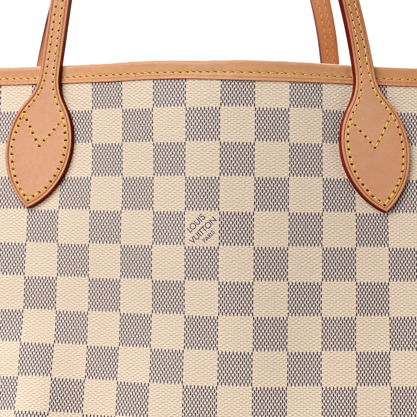 Damier Azur Neo Neverfull MM Rose Ballerine