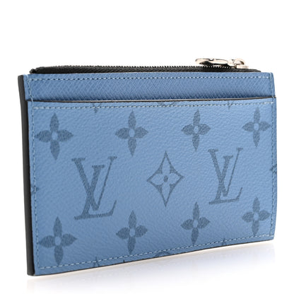 Louis Vuitton Taigarama Coin Card Holder Blue 3 of 8