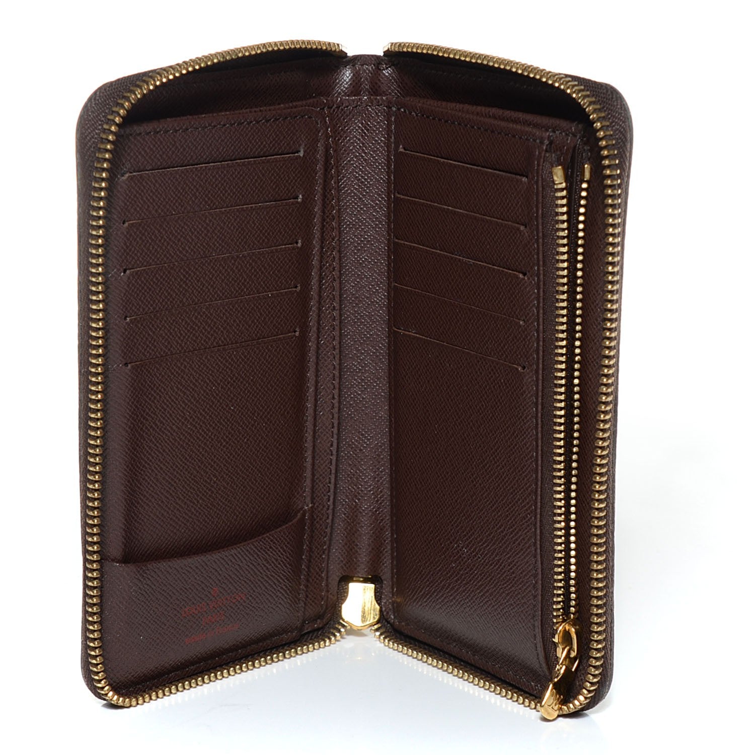 Louis Vuitton Damier Ebene Zippy Compact Wallet 5 of 7