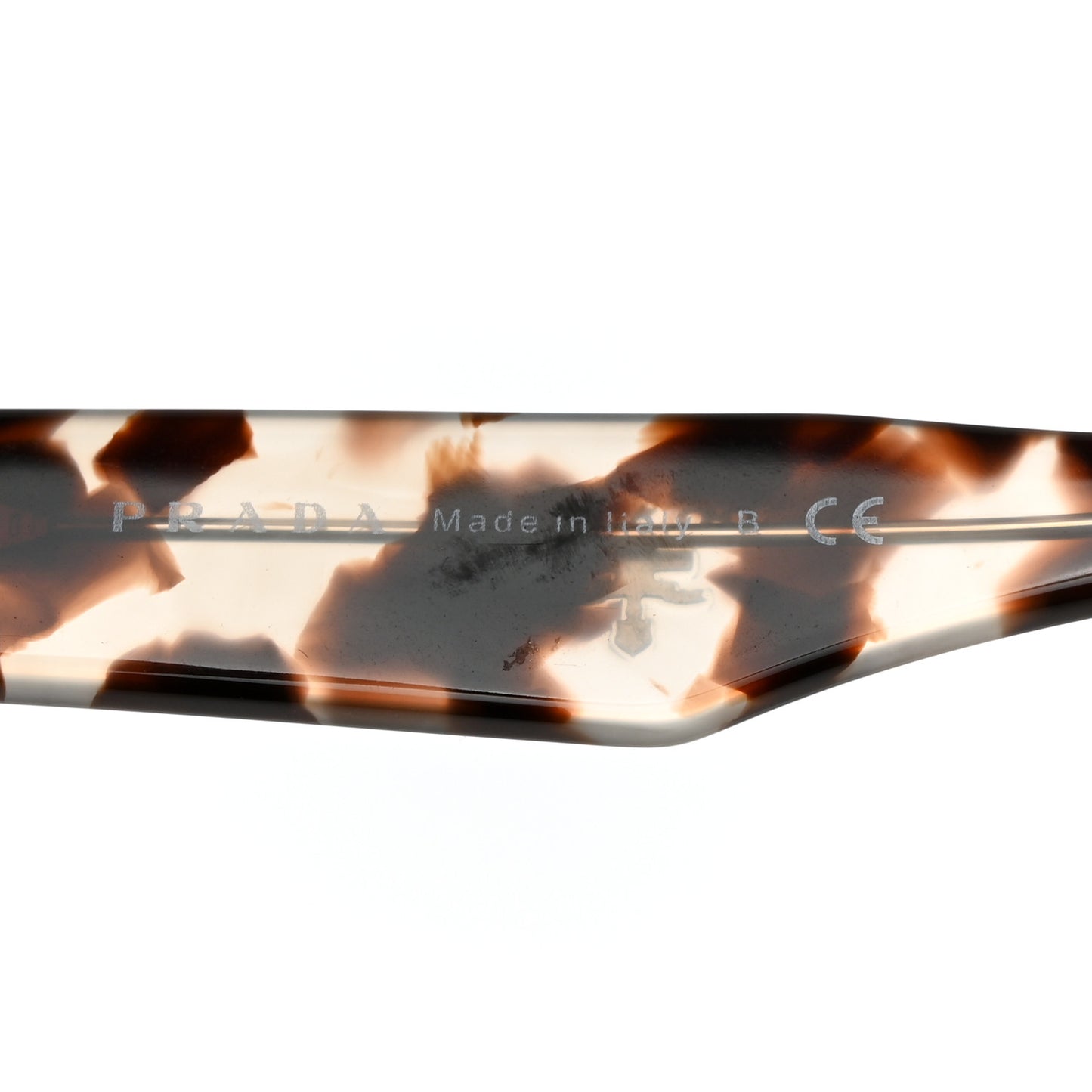 Acetate Sunglasses SPR 10R Tortoise Grey