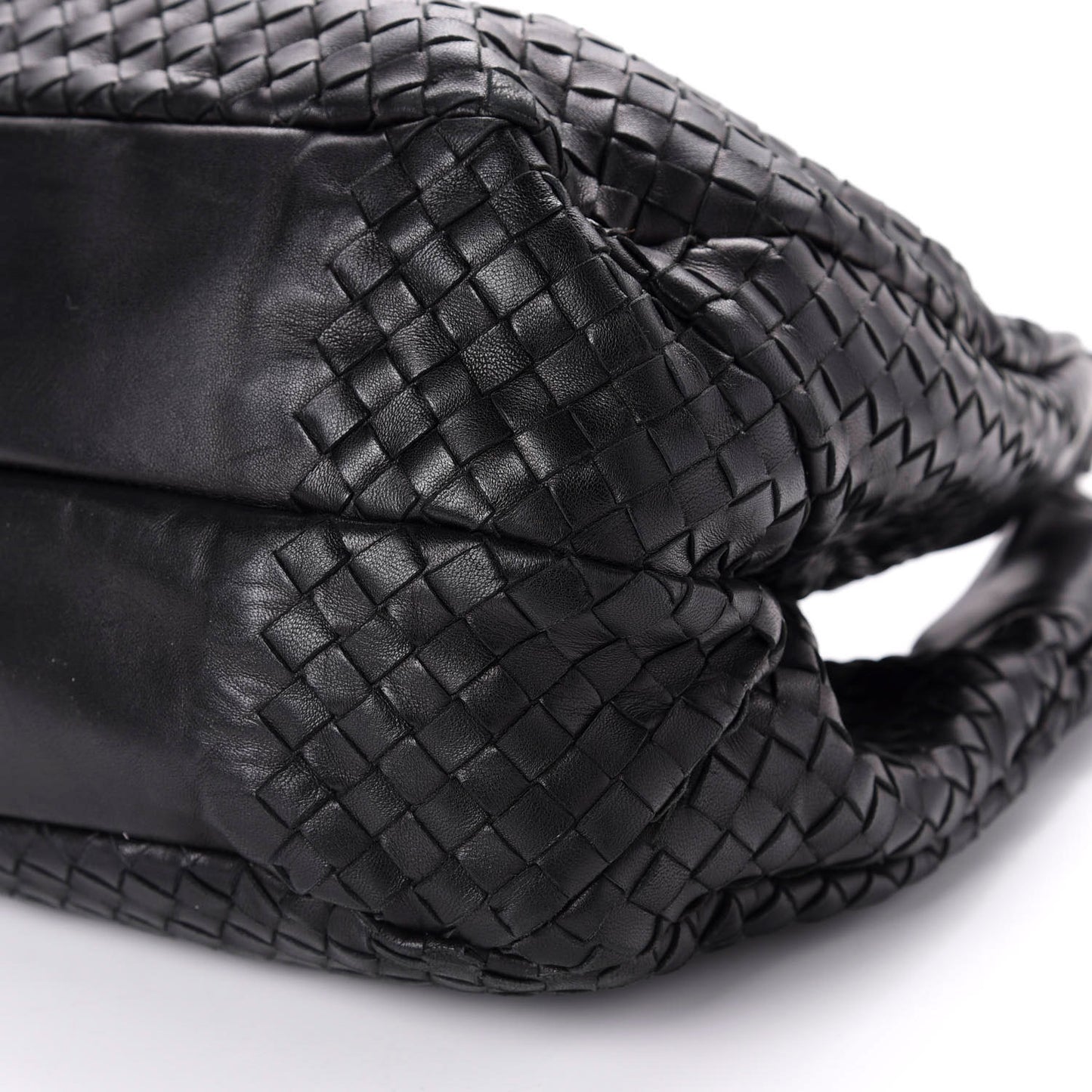 Nappa Intrecciato Medium Campana Black