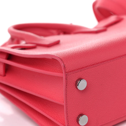 Saint Laurent Grained Calfskin Nano Sac De Jour Coral 10 of 22