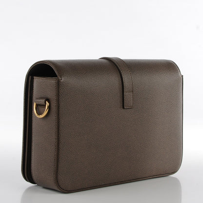 Saint Laurent Textured Calfskin Medium Classic Monogram Universite Bag Grey 3 of 8