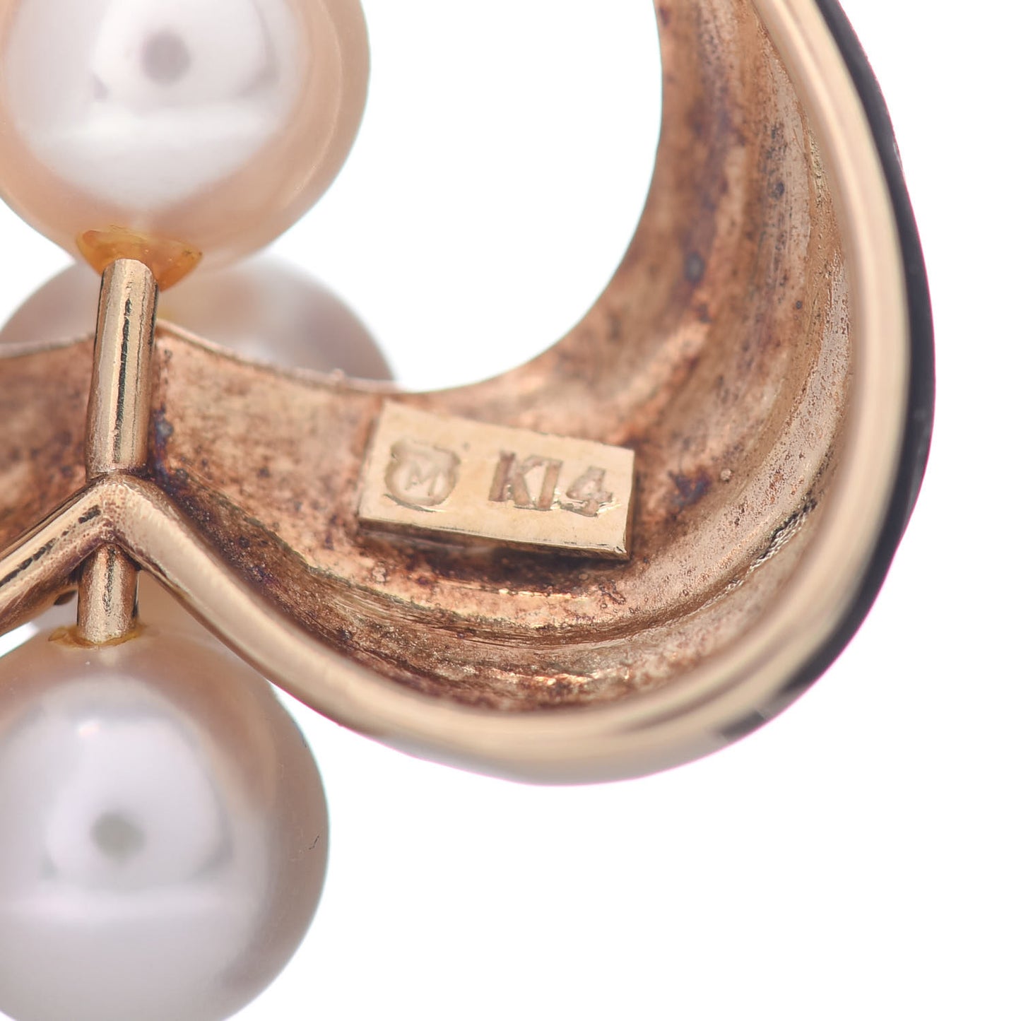 14K Yellow Gold Akoya Pearl 6-7mm Heart Pendant