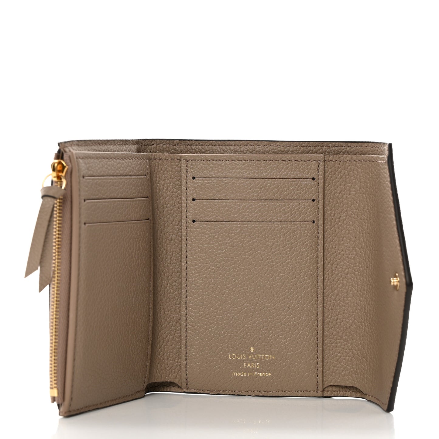 Empreinte Monogram Giant Victorine Wallet Tourterelle Creme