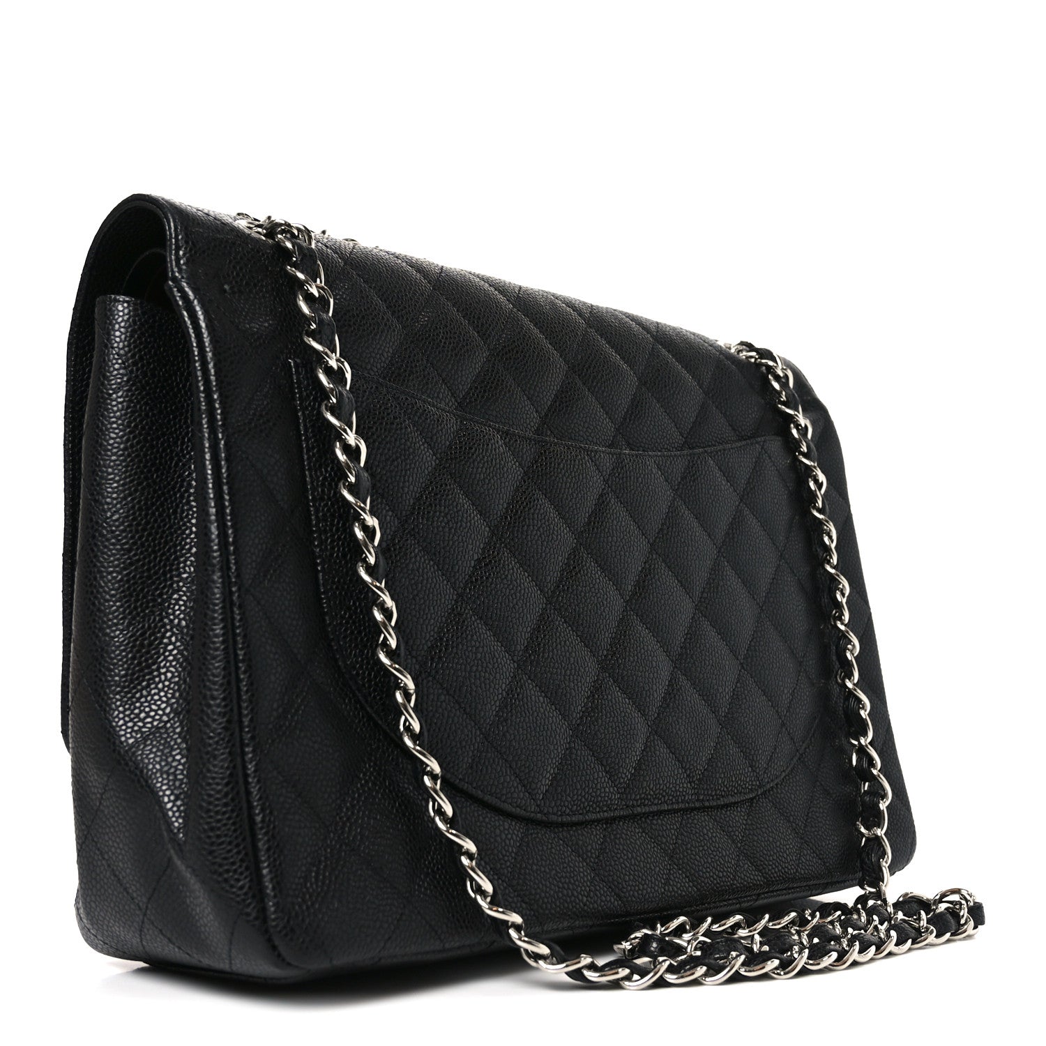 Chanel Caviar Quilted Maxi Double Flap Black 3 of 11