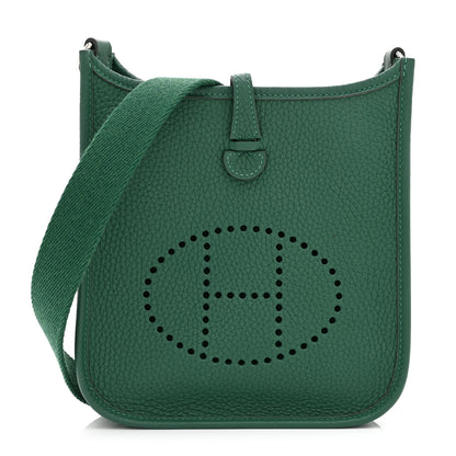 Hermes Taurillon Clemence Evelyne TPM Vert Vertigo 1 of 11