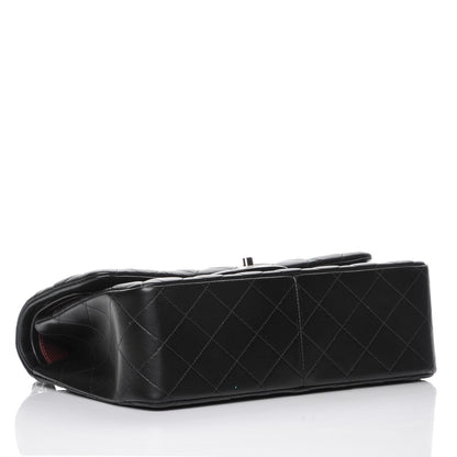 Chanel Lambskin Quilted Jumbo Double Flap Black 4 of 8
